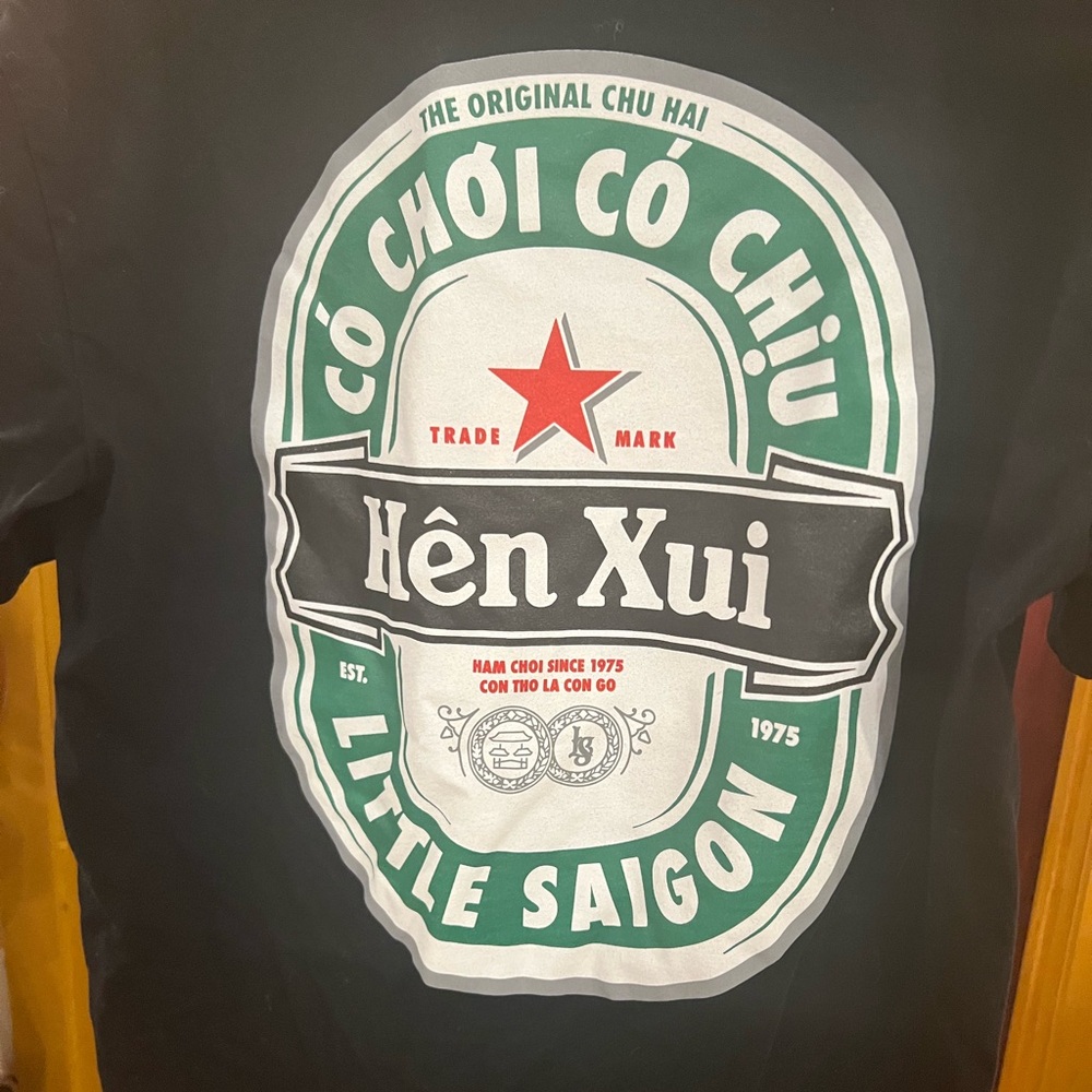 Little Saigon  Black and Green Graphic Tee